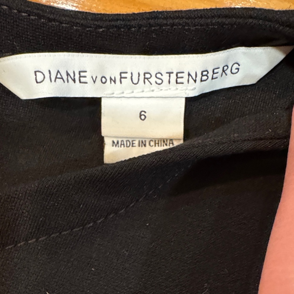 Diane Von Furstenberg Classic Black Dress - Picture 2 of 4
